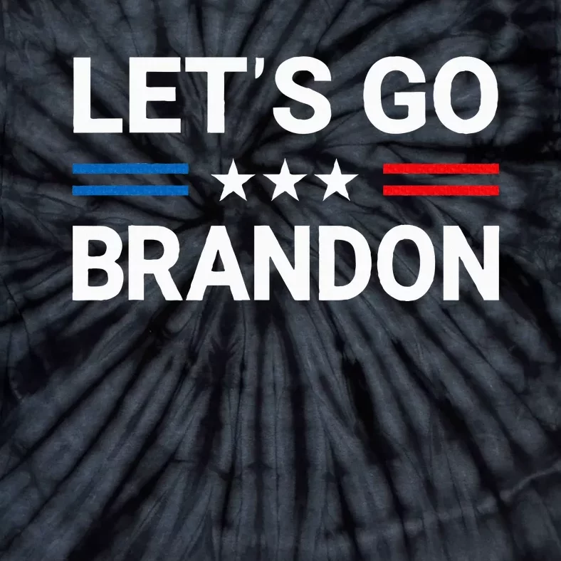 LetS Go Brandon Us Flag Tie-Dye T-Shirt