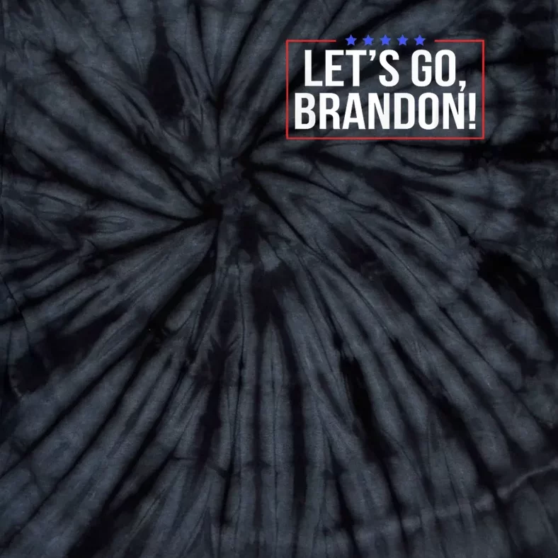 Lets Go Brandon Conservative Anti Liberal Pocket Design Tie-Dye T-Shirt