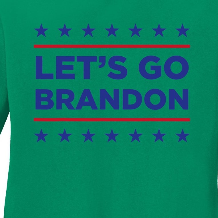 Let's Go Brandon Classic Ladies Missy Fit Long Sleeve Shirt
