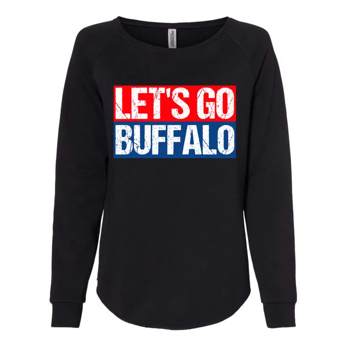 Let's Go Buffalo Womens California Wash Sweatshirt