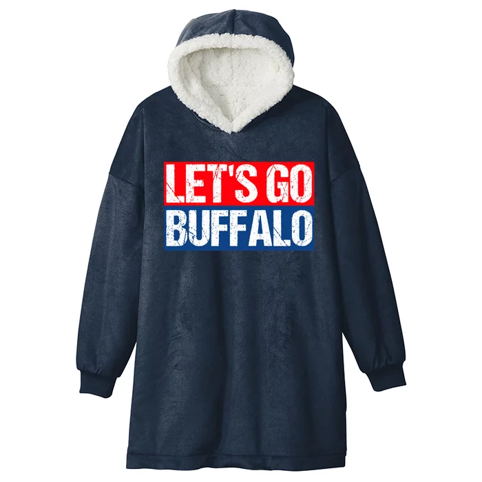 Let's Go Buffalo Hooded Wearable Blanket