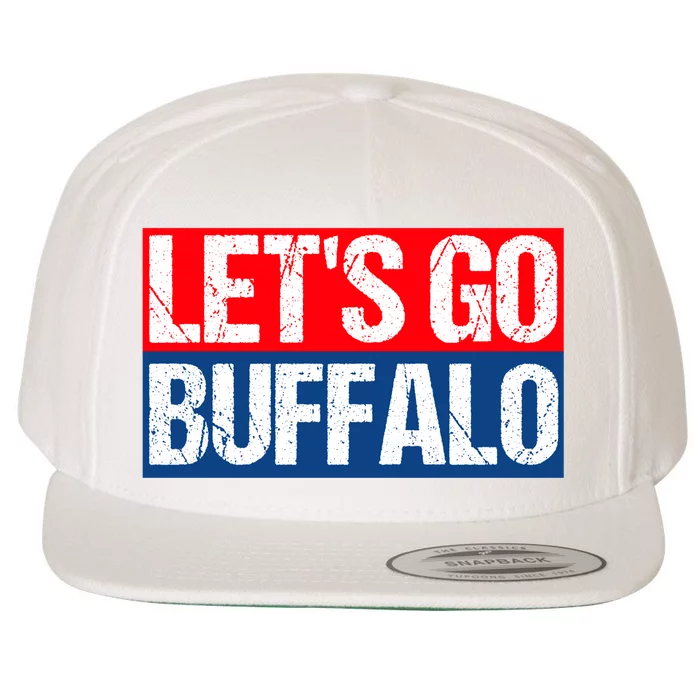 Let's Go Buffalo Wool Snapback Cap