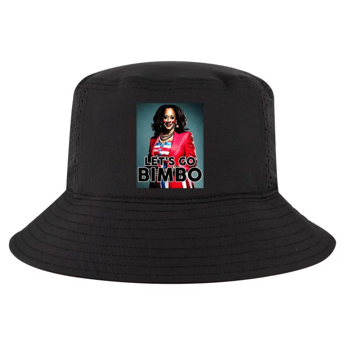 Lets Go Bimbo Funny Antti Kamala Harris Cool Comfort Performance Bucket Hat