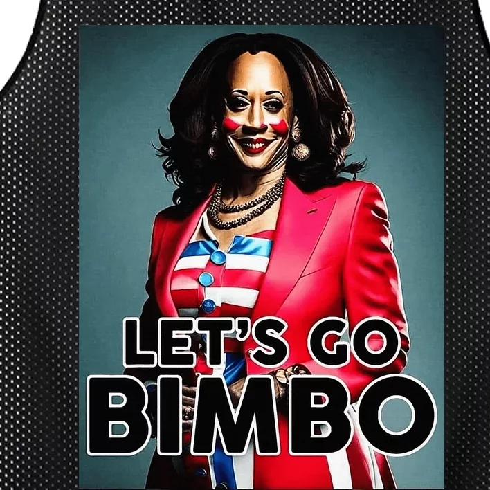 Lets Go Bimbo Funny Antti Kamala Harris Mesh Reversible Basketball Jersey Tank