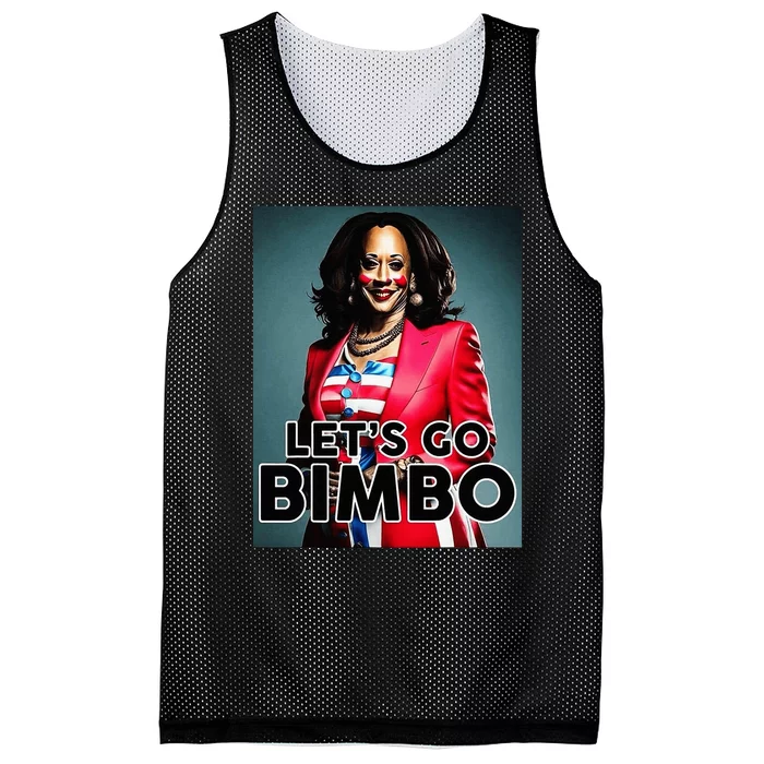 Lets Go Bimbo Funny Antti Kamala Harris Mesh Reversible Basketball Jersey Tank