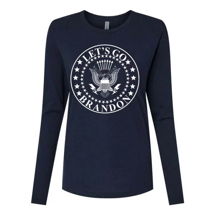 Let's Go Brandon American Seal Womens Cotton Relaxed Long Sleeve T-Shirt