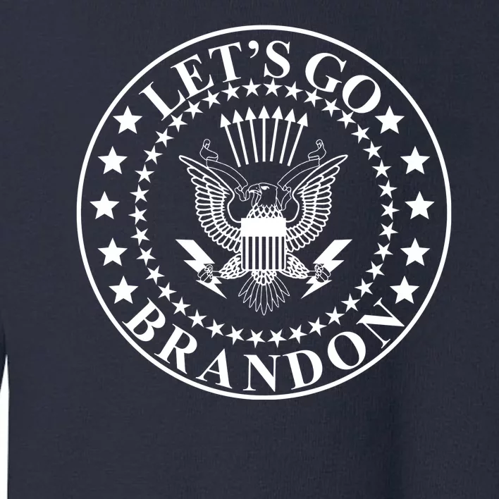 Let's Go Brandon American Seal Toddler Sweatshirt