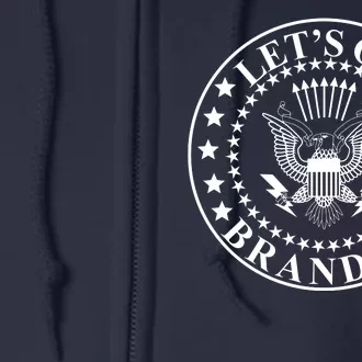 Let's Go Brandon American Seal Full Zip Hoodie