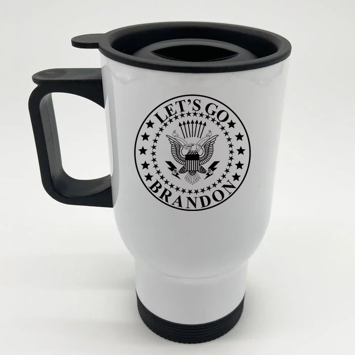 Let's Go Brandon American Seal Front & Back Stainless Steel Travel Mug