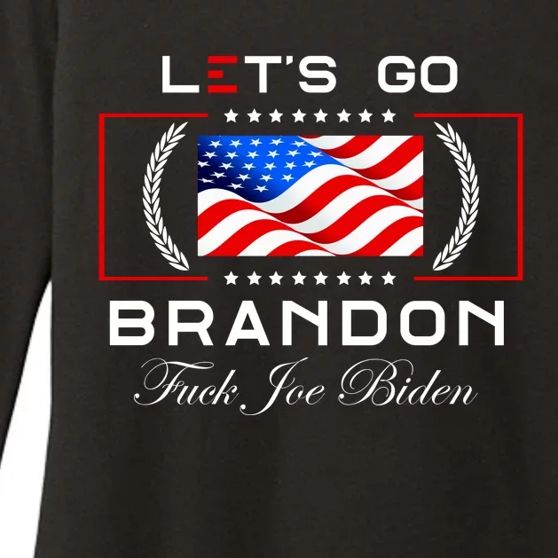 Lets Go Brandon F Joe Biden USA Flag LGBFJB LGB FJB Womens CVC Long Sleeve Shirt