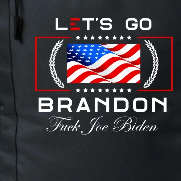 Lets Go Brandon F Joe Biden USA Flag LGBFJB LGB FJB Daily Commute Backpack