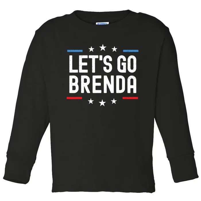 LetS Go Brenda Kamala 2024 Toddler Long Sleeve Shirt