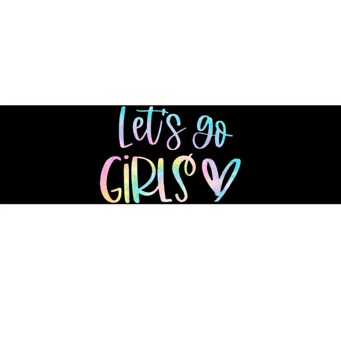 Lets Go Bachelorette Party Bridal Bride Trip Bumper Sticker