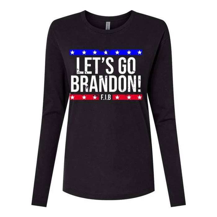 Let's Go Brandon! F.J.B F Biden FJB Womens Cotton Relaxed Long Sleeve T-Shirt