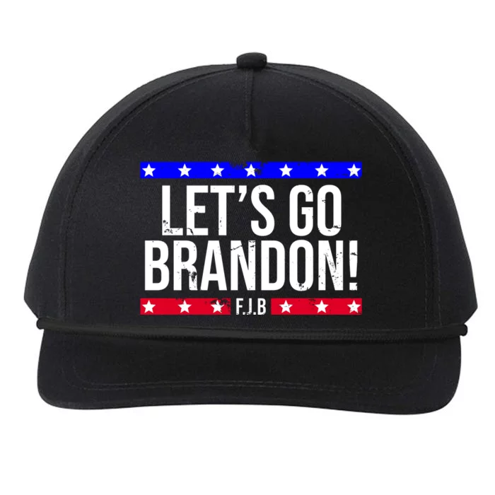 Let's Go Brandon! F.J.B F Biden FJB Snapback Five-Panel Rope Hat