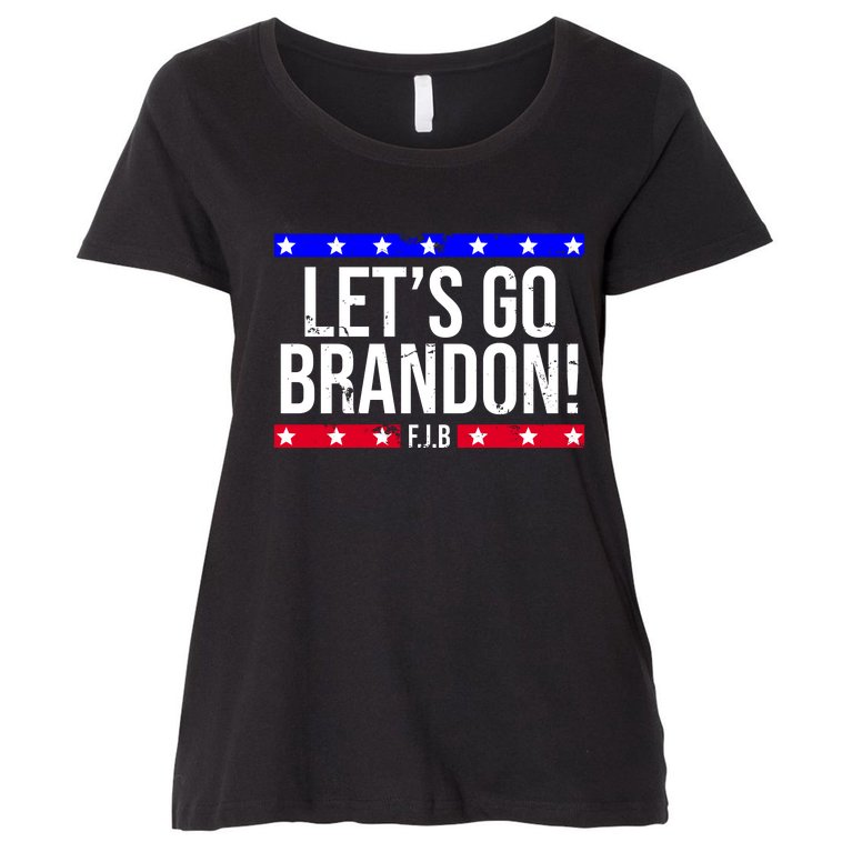Let's Go Brandon! F.J.B F Biden FJB Women's Plus Size T-Shirt