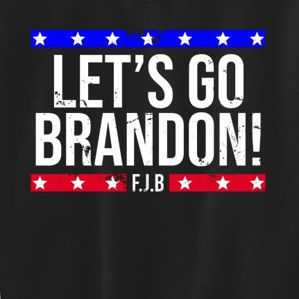 Let's Go Brandon! F.J.B F Biden FJB Kids Sweatshirt