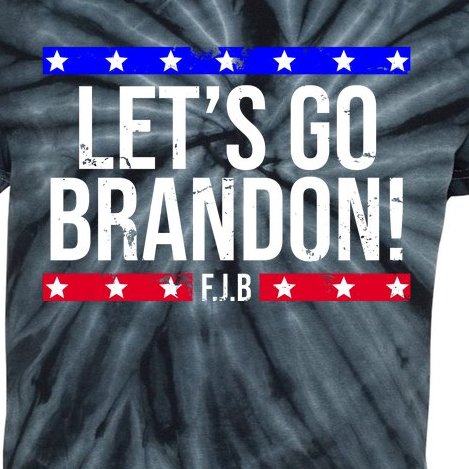 Let's Go Brandon! F.J.B F Biden FJB Kids Tie-Dye T-Shirt