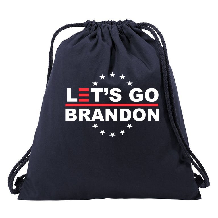 Let's Go Brandon Drawstring Bag