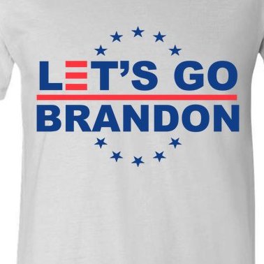 Let's Go Brandon V-Neck T-Shirt