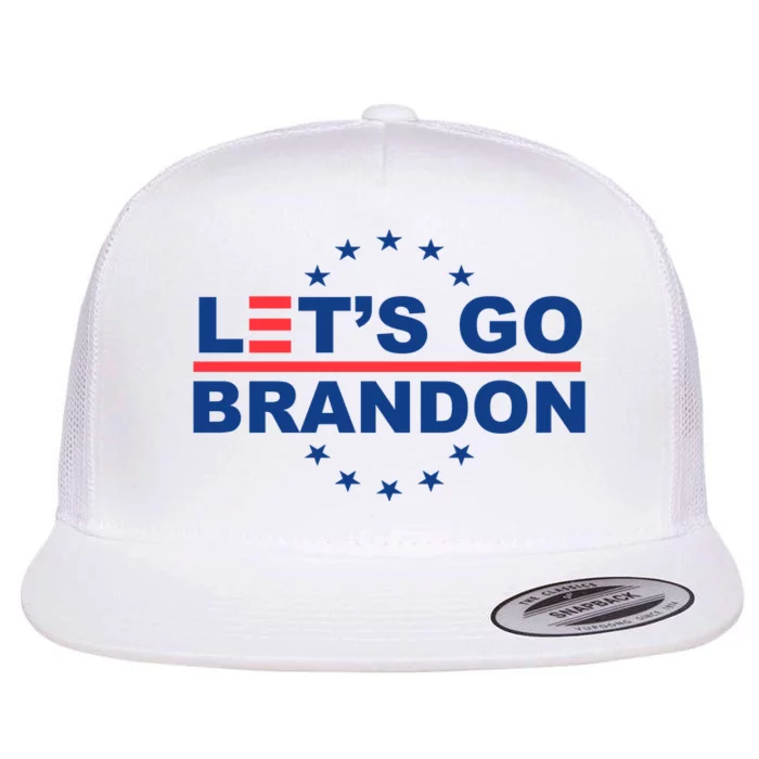 Let's Go Brandon Flat Bill Trucker Hat