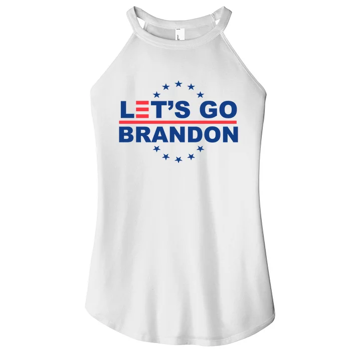 Let's Go Brandon Women’s Perfect Tri Rocker Tank