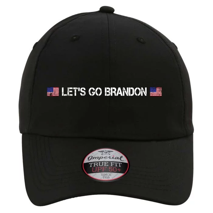 Let's Go Brandon Simple USA Flag Logo The Original Performance Cap