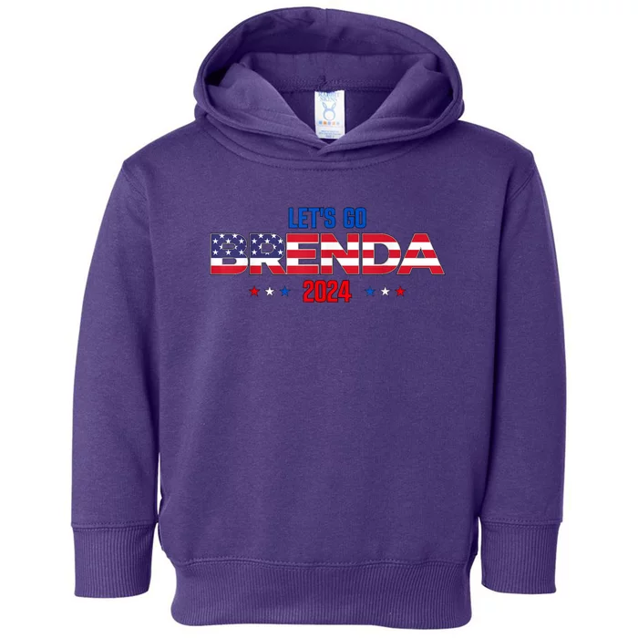 LetS Go Brenda Kamala Harris Vote For President 2024 Toddler Hoodie