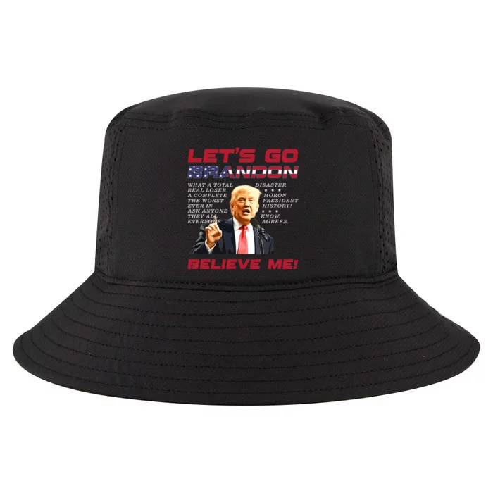 Lets Go Brandon Trump President Pro Trump 2024 Political Cool Comfort Performance Bucket Hat