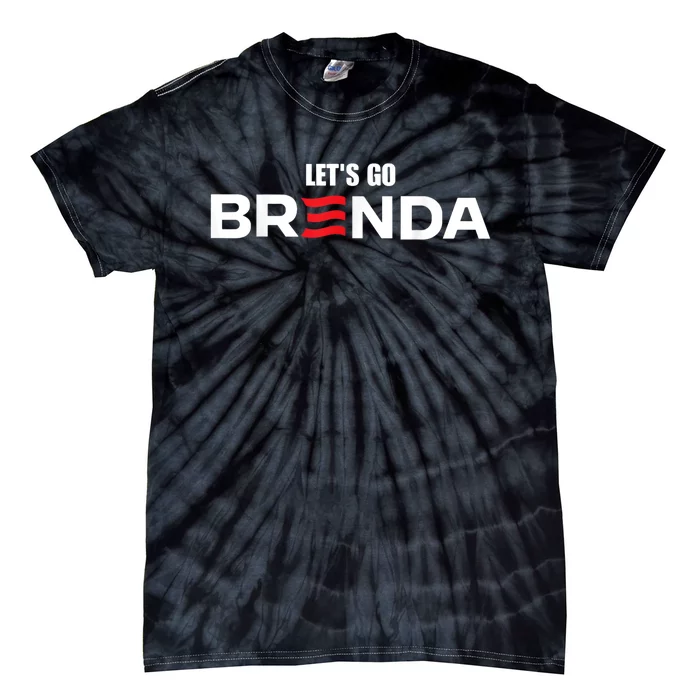 LetS Go Brenda Us Flag Tie-Dye T-Shirt