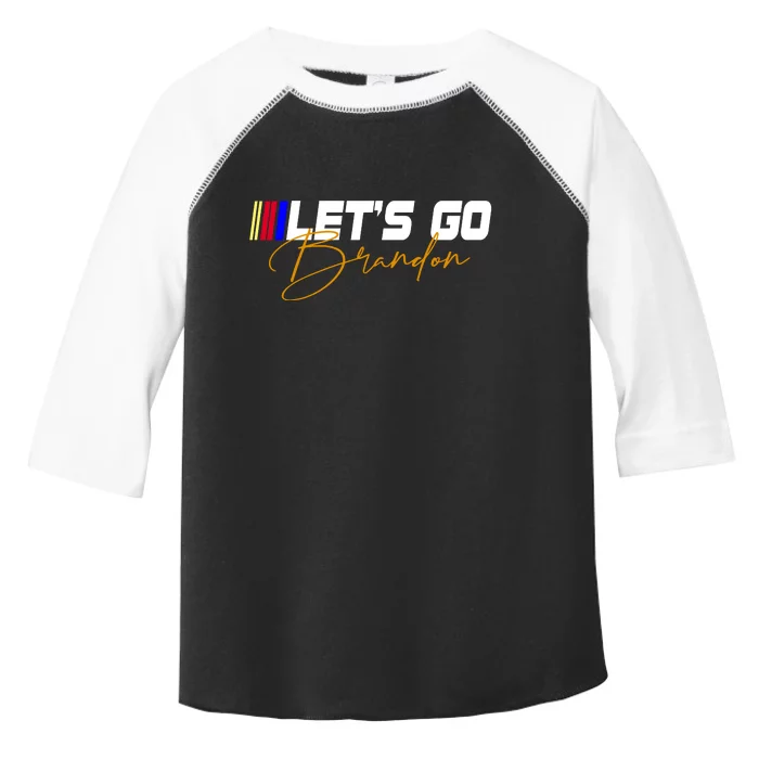 Let's Go Brandon Signature Toddler Fine Jersey T-Shirt