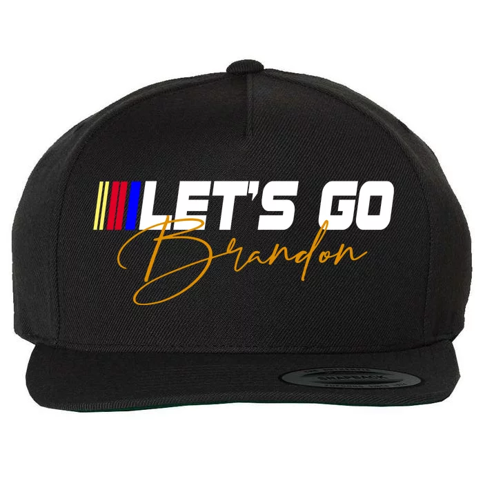 Let's Go Brandon Signature Wool Snapback Cap