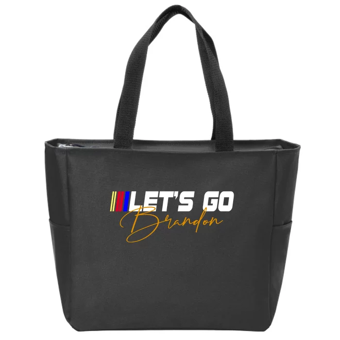 Let's Go Brandon Signature Zip Tote Bag