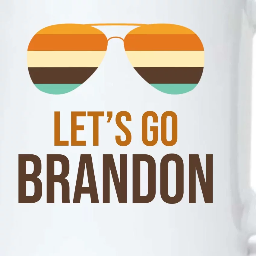 Let's Go Brandon F Joe Biden Cool Shades Retro Black Color Changing Mug