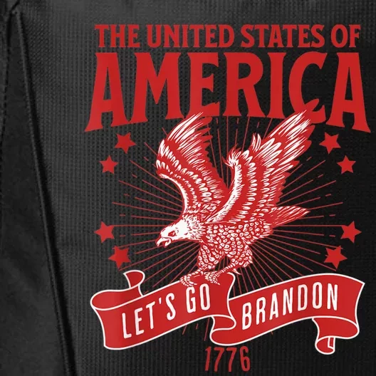 Let’s Go Brandon USA America Trump 2024 DeSantis 2024 City Backpack