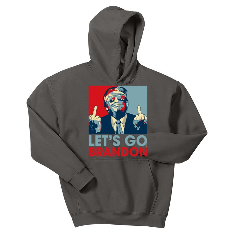 Let's Go Brandon Conservative Anti Liberal Kids Hoodie