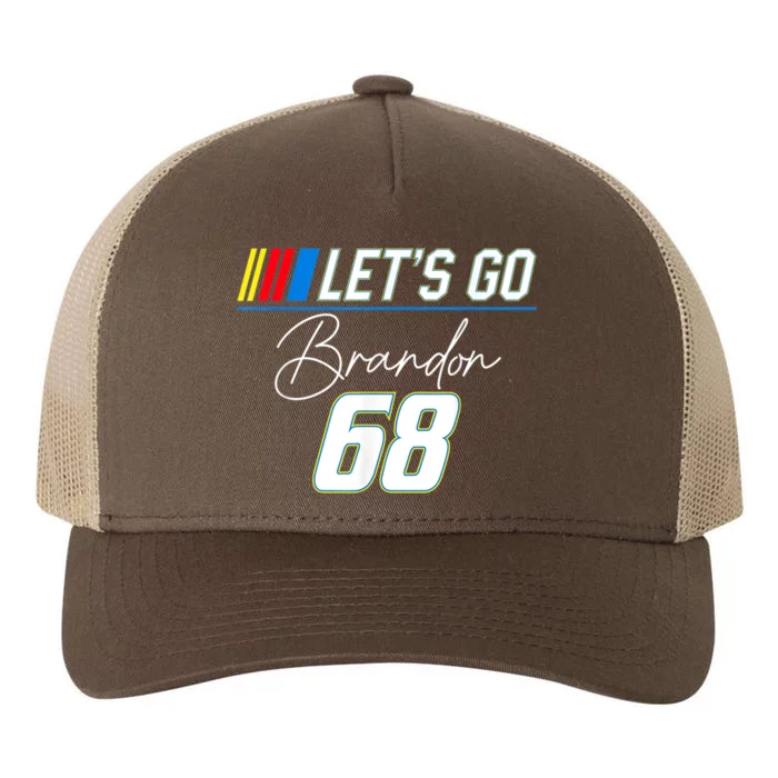 Let's Go Brandon 68 Funny Meme , Impeach Biden Yupoong Adult 5-Panel Trucker Hat