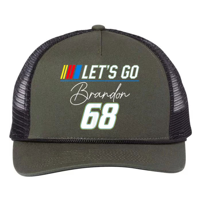 Let's Go Brandon 68 Funny Meme , Impeach Biden Retro Rope Trucker Hat Cap