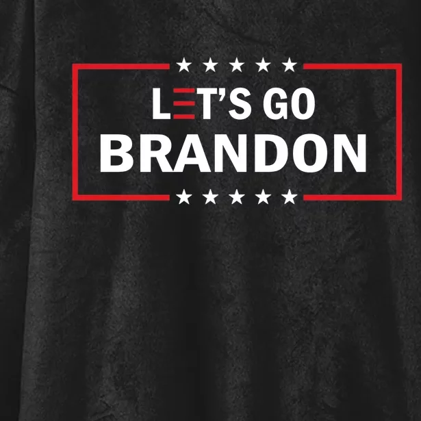 Let's Go Brandon Biden Chant Funny Meme Hooded Wearable Blanket