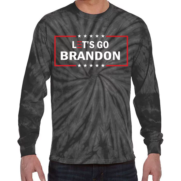 Let's Go Brandon Biden Chant Funny Meme Tie-Dye Long Sleeve Shirt