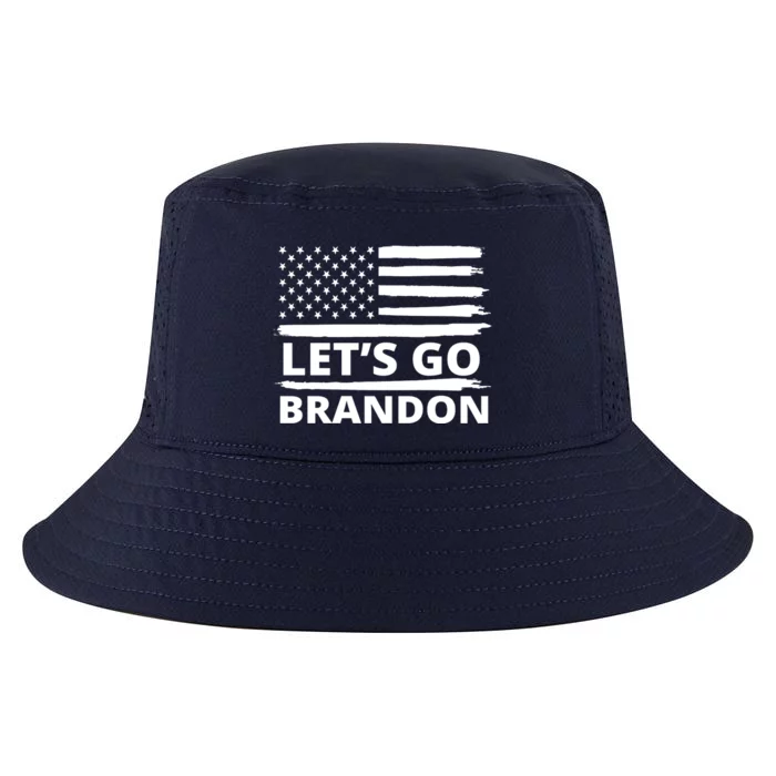 Let's Go Brandon American Flag Cool Comfort Performance Bucket Hat