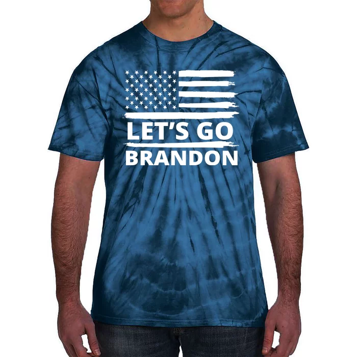 Let's Go Brandon American Flag Tie-Dye T-Shirt