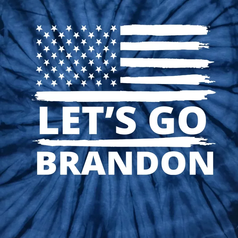 Let's Go Brandon American Flag Tie-Dye T-Shirt