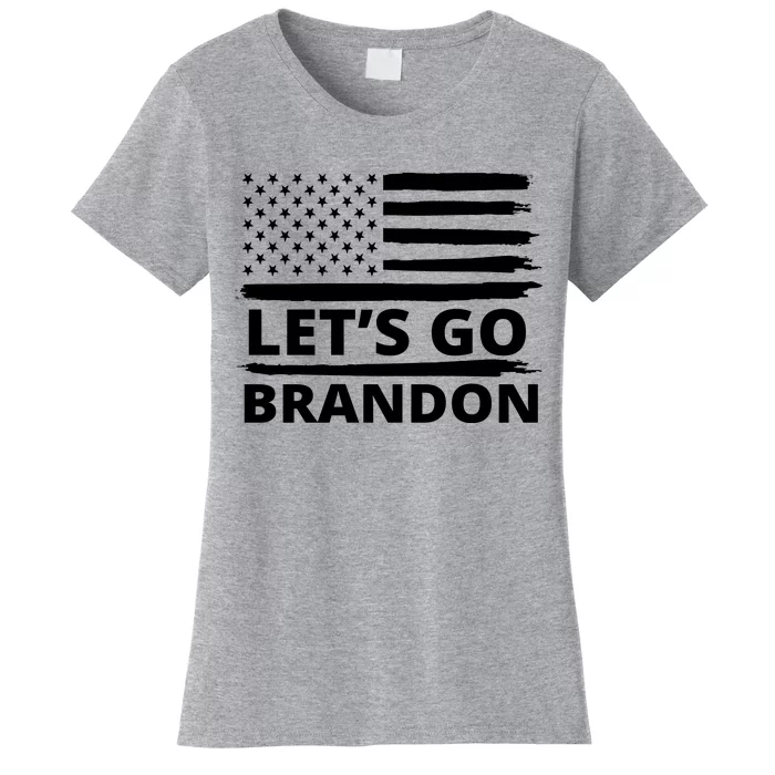 Let's Go Brandon American Flag Women's T-Shirt