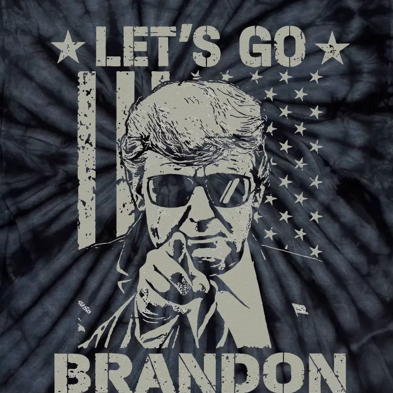 Lets Go Braden Brandon US Flag Funny Trendy Sarcastic Tie-Dye T-Shirt