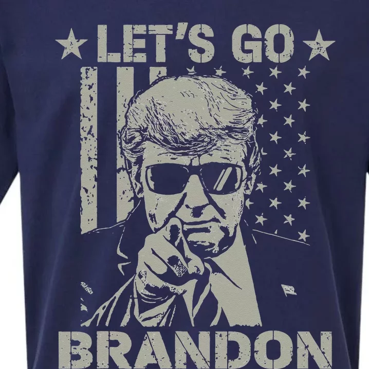 Lets Go Braden Brandon US Flag Funny Trendy Sarcastic Sueded Cloud Jersey T-Shirt