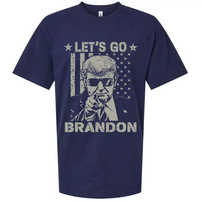 Lets Go Braden Brandon US Flag Funny Trendy Sarcastic Sueded Cloud Jersey T-Shirt