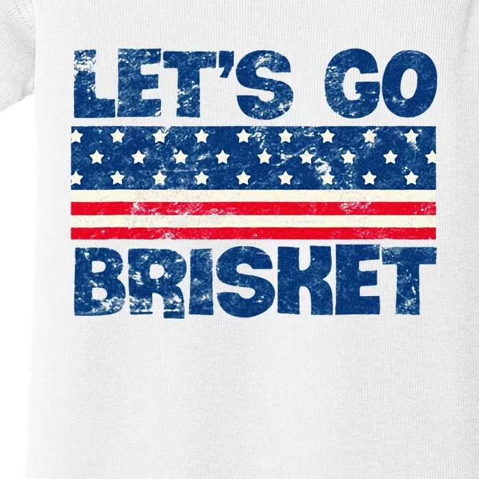 Lets Go Brisket BBQ Backyard Grill Cookout Grillmasters Baby Bodysuit