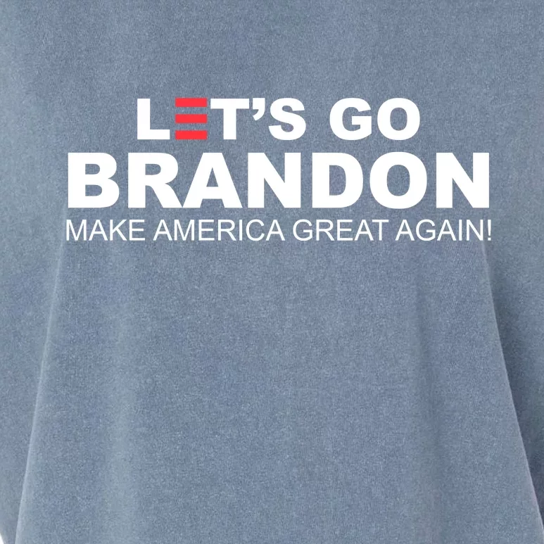 Let's Go Brandon Make American Great Again Garment-Dyed Women's Muscle Tee