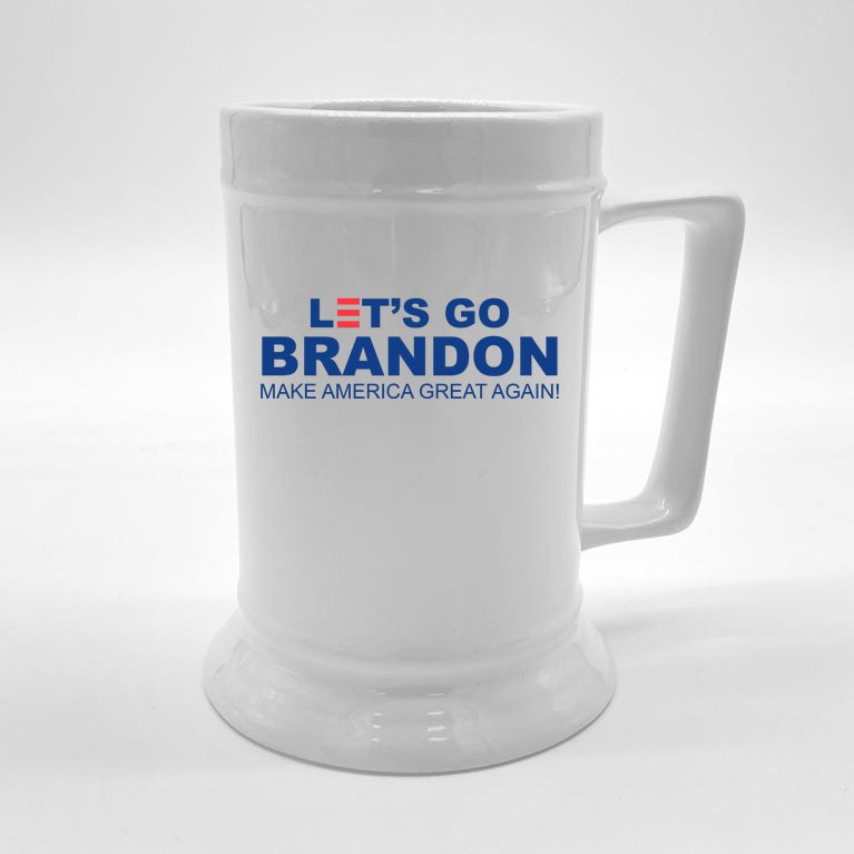 Let's Go Brandon Make American Great Again Beer Stein